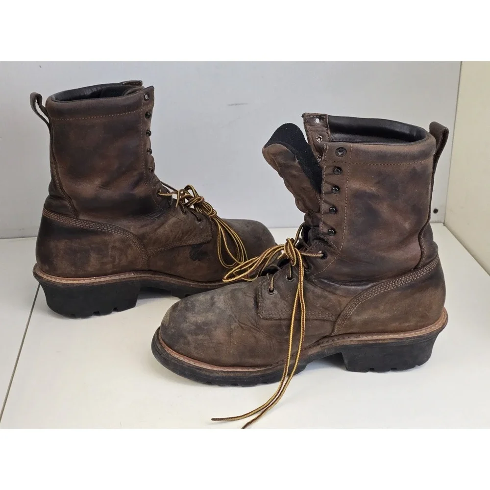 Used Red Wing‎ Shoes ASTM F2413-18 Steel Toe Work Boots Size 11 D Used